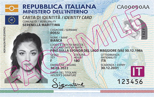 Fototessera per la carta d'identità italiana / Make Photo Online