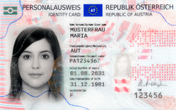 Foto für den österreichischen Personalausweis / Make Photo Online