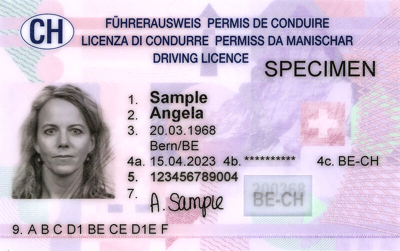 Foto digitale per la licenza di condurre svizzera / Make Photo Online